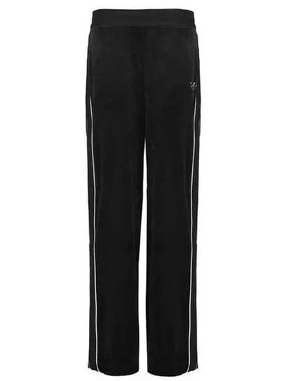 Velour Track Pants Black - MOOSE KNUCKLES - BALAAN 2