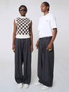 AU42PT07 Classic Wide Pants Melange Gray - ATHPLATFORM - BALAAN 4