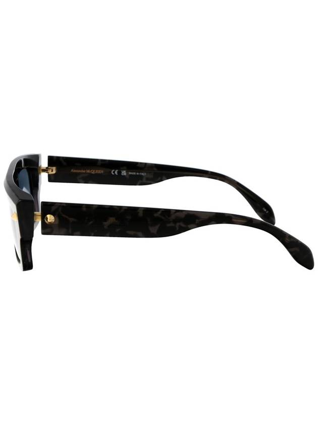 Sunglasses AM0427S 003 003 HAVANA HAVANA BLUE - ALEXANDER MCQUEEN - BALAAN 4