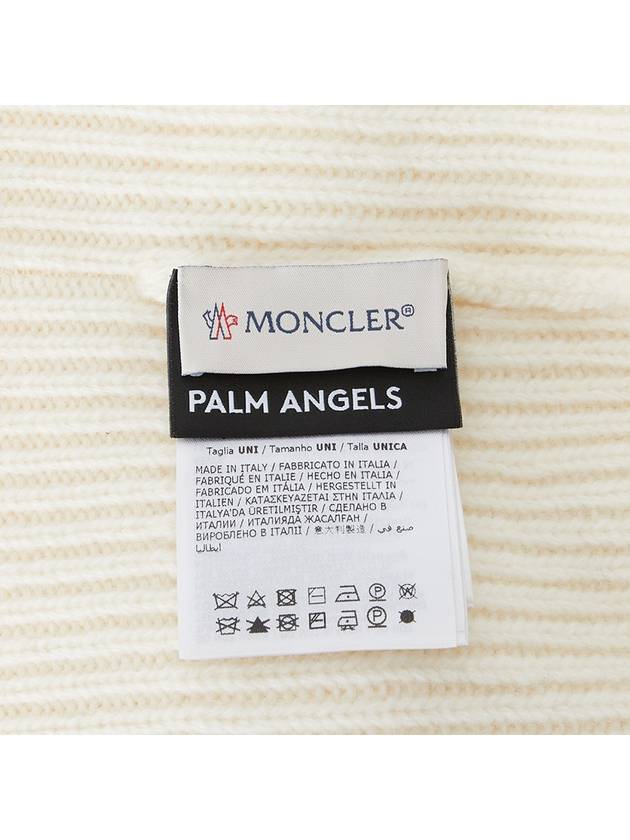 X Palm Angels Genius Beanie 3B00001 M1241 034 Unisex - MONCLER - BALAAN 5