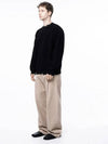 Men s M243TP06BK Tier Damage Punching Round Knit Black - CHANCE'S NOI - BALAAN 6