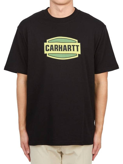 Press Script Short Sleeve T-Shirt Black - CARHARTT WIP - BALAAN 2