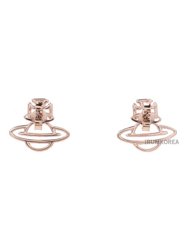 Perlar Brass Earrings Pink Gold - VIVIENNE WESTWOOD - BALAAN 4