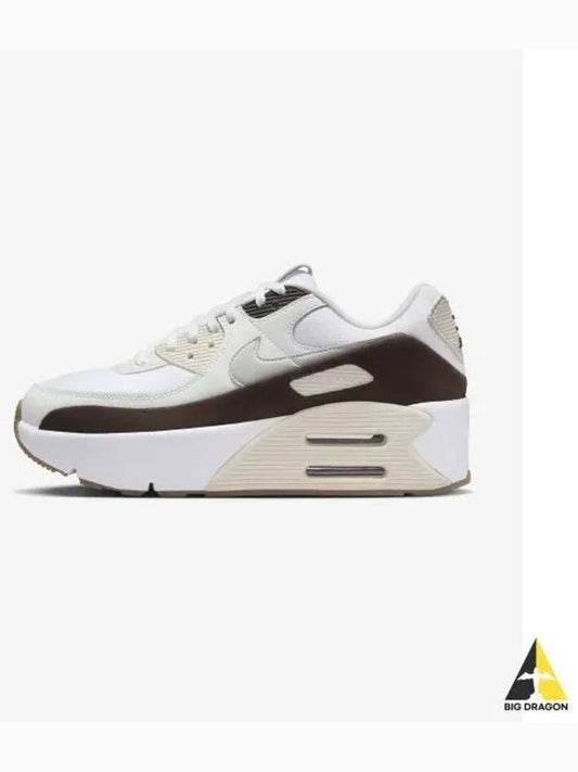 Air Max 90 LV8 Low Top Sneakers Brown - NIKE - BALAAN 2