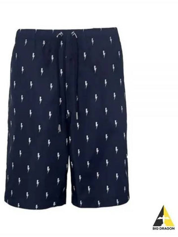 24 All Over Micro Bolts Swim Long Shorts MY58026B Y068 766 - NEIL BARRETT - BALAAN 1