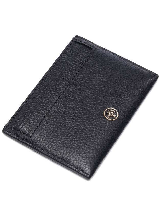 Continental Classic Small Grain Leather Card Wallet Black - MULBERRY - BALAAN 6