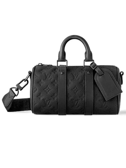 Keepall Bandouliere 25 Taurillon Monogram Tote Bag Black - LOUIS VUITTON - BALAAN 2