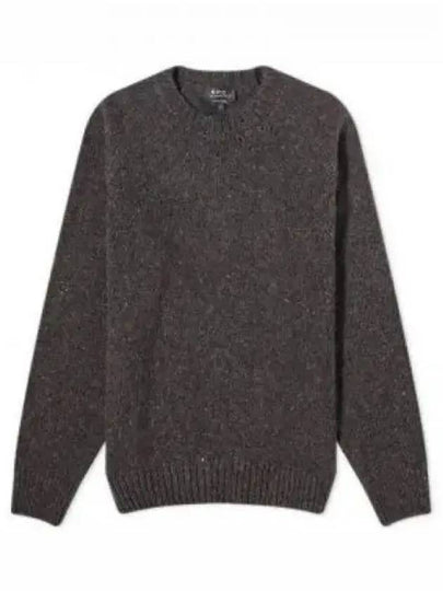 Harris Donegal Crewneck Knit Top Grey - A.P.C. - BALAAN 2