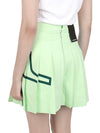 Women's Naomi Pleated Skirt Green - J.LINDEBERG - BALAAN 6