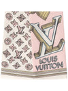 Ultimate 3D Monogram Bandeau Scarf Rose Clair - LOUIS VUITTON - BALAAN 4