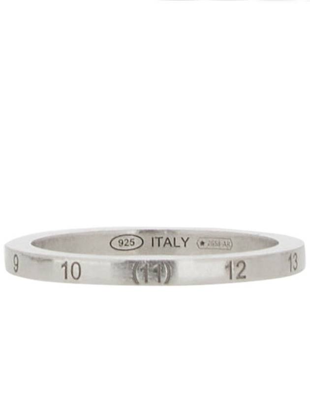 Number Logo Slim Ring Silver - MAISON MARGIELA - BALAAN 2