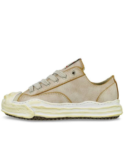 Hank OG Sole VE Leather Low Top Sneakers White - MIHARA YASUHIRO - BALAAN 2