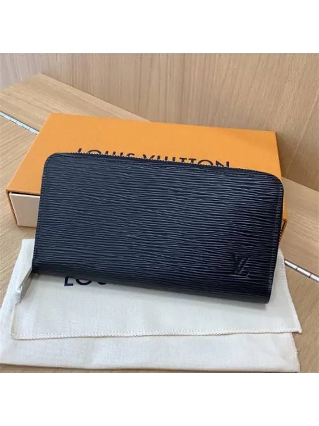 Zippy Epi Leather Long Wallet Black - LOUIS VUITTON - BALAAN 3