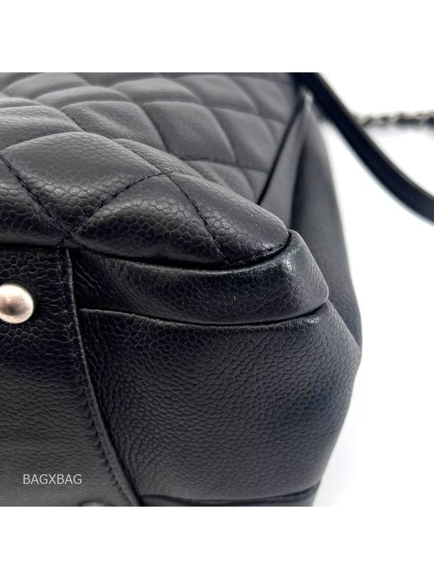 CH Season Caviar Shoulder Bag Black Silver CH42BG066 - CHANEL - BALAAN 8