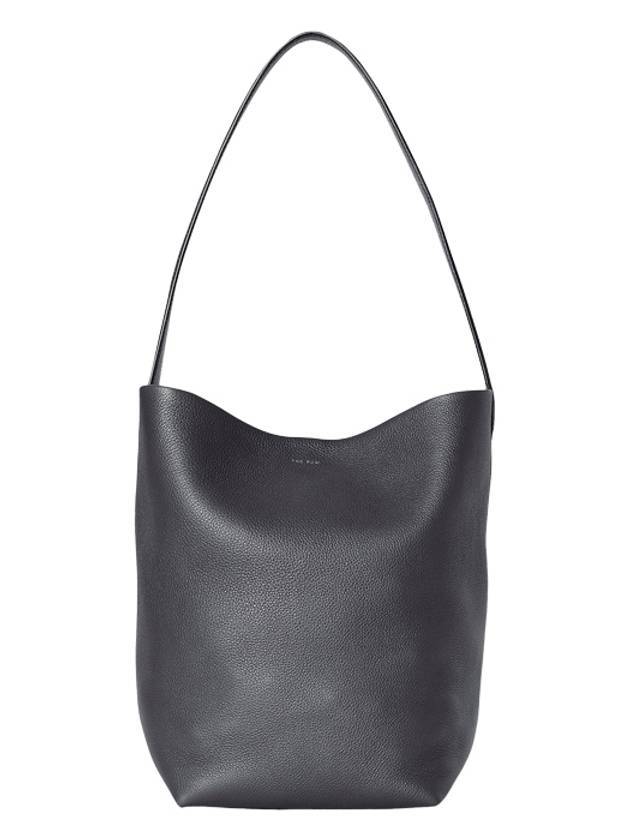 Women Park Medium Leather Tote Bag Black - THE ROW - BALAAN 1