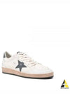 Ballstar Dusty Blue Tab Low Top Sneakers White - GOLDEN GOOSE - BALAAN 2