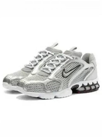 Air Zoom Spiridon Cage 2 Low Top Sneakers Metallic Silver - NIKE - BALAAN 2