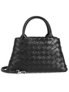 Intrecciato New Roma Tote Bag Black - BOTTEGA VENETA - BALAAN 1