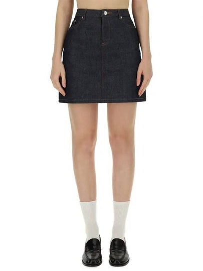 Women's Jupe Standard Denim H-Line Skirt - A.P.C. - BALAAN 2