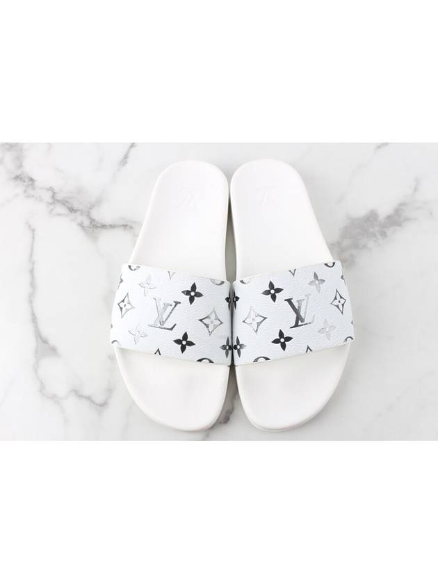 monogram white slipper sandals 6 250 - LOUIS VUITTON - BALAAN 9