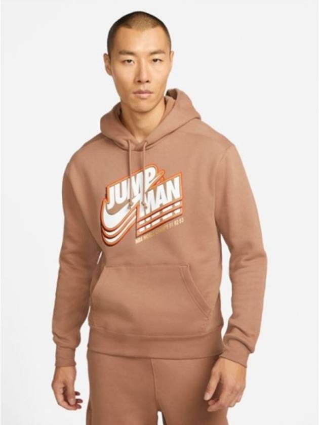 01DC9605256JordanJumpman Hooded TshirtBrown - NIKE - BALAAN 1