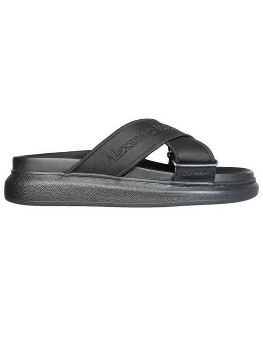 Men's Hybrid Slippers Black - ALEXANDER MCQUEEN - BALAAN 1