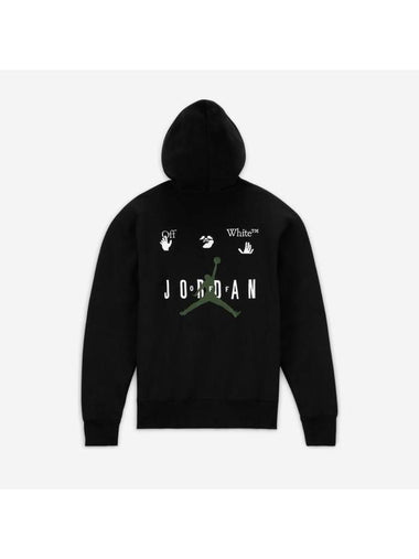 Off-White Hoodie Black US EU - JORDAN - BALAAN 1