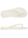 Kira Logo Flip Flops Ivory - TORY BURCH - BALAAN 4