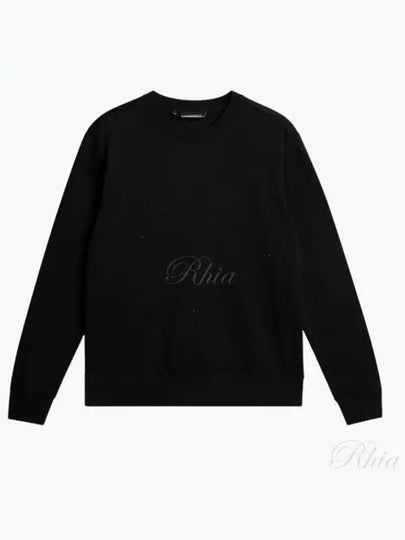 Alpha Crew Neck Sweatshirt Black - J.LINDEBERG - BALAAN 2