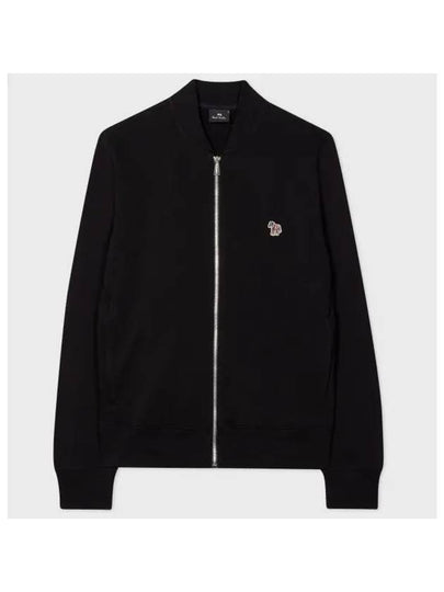 Zebra Logo Cotton Bomber Jacket Black - PAUL SMITH - BALAAN 2