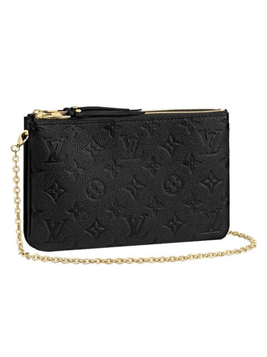 Pochette Double Zip Shoulder Bag Black - LOUIS VUITTON - BALAAN 1