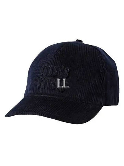 Embossed Logo Velvet Ball Cap Navy - MIU MIU - BALAAN 2