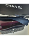 Classic Silver Metal Grained Calfskin Small Flap Shoulder Bag Black - CHANEL - BALAAN 8