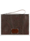 Paisley Clutch Bag Brown - ETRO - BALAAN 2