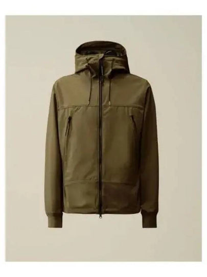 Shell R Goggle Hooded Jacket Green - CP COMPANY - BALAAN 2