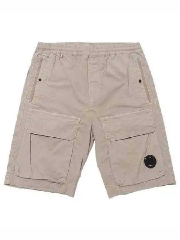 Twill stretch lens utility shorts - CP COMPANY - BALAAN 1