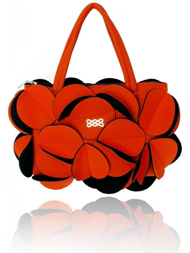 Women's Flower Tote Bag Orange - SUIN - BALAAN 3