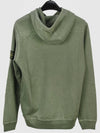 Wappen Patch Cotton Hoodie Green - STONE ISLAND - BALAAN 3