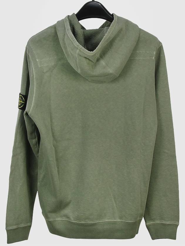 Wappen Patch Cotton Hoodie Green - STONE ISLAND - BALAAN 3