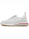 Fine Kid Suede Tech Runner White - THOM BROWNE - BALAAN 5