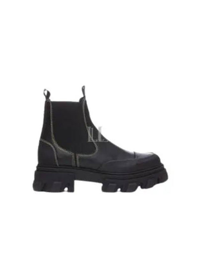 Low Stitch Chelsea Boots Black - GANNI - BALAAN 2