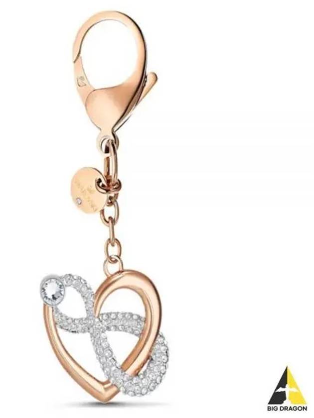 Infinite Heart Key Holder Rose Gold - SWAROVSKI - BALAAN 2