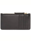 Signature Stitch Zipper Card Wallet Black - MAISON MARGIELA - BALAAN 3