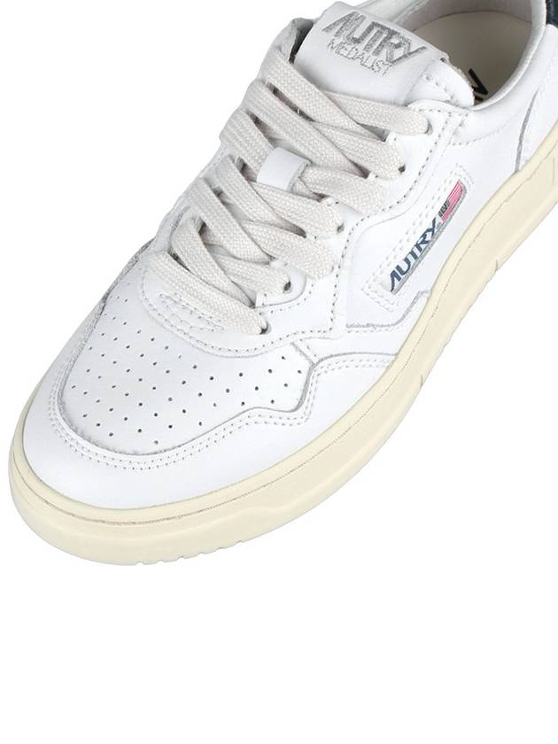 Medalist Black Heel Tab Low Top Sneakers White - AUTRY - BALAAN 8