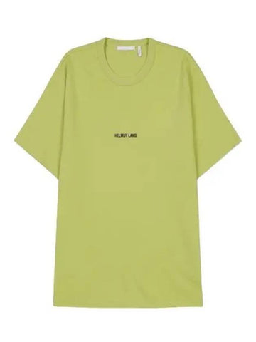 Logo Core Short Sleeve T Shirt Absinthe Tee - HELMUT LANG - BALAAN 1