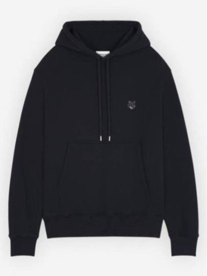 Bold Fox Head Patch Comfort Hoodie Black - MAISON KITSUNE - BALAAN 2