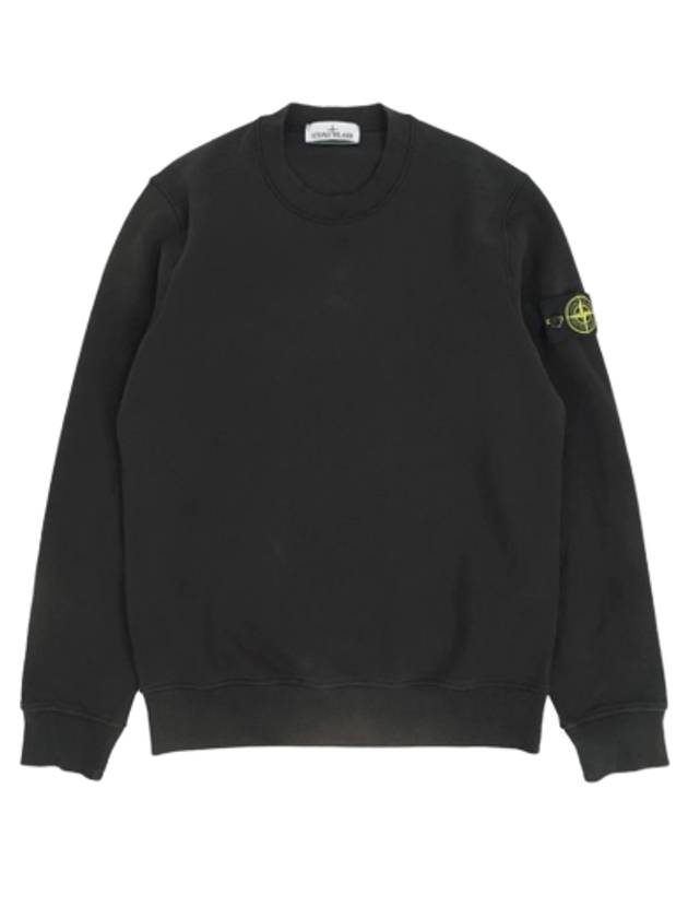 Wappen Patch Crew Neck Sweatshirt Black - STONE ISLAND - BALAAN 3