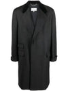 Work in Progress Wool Single Coat Charcoal - MAISON MARGIELA - BALAAN 2