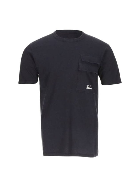 20 1 Jersey Flap Pocket T Shirt 16CMTS211A 005697G 888 Jersey Flap Pocket T-Shirt - CP COMPANY - BALAAN 1
