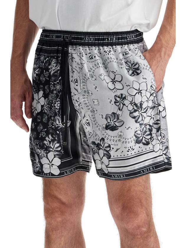 silk bandana print bermuda shorts - AMIRI - BALAAN 4